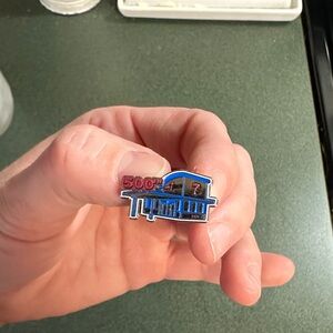 Blue and Red 7 Brew Pin